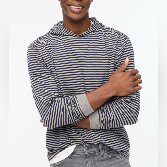 J. Crew Other - New JCrew mens striped hoodie in XL